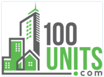 100 unit logo